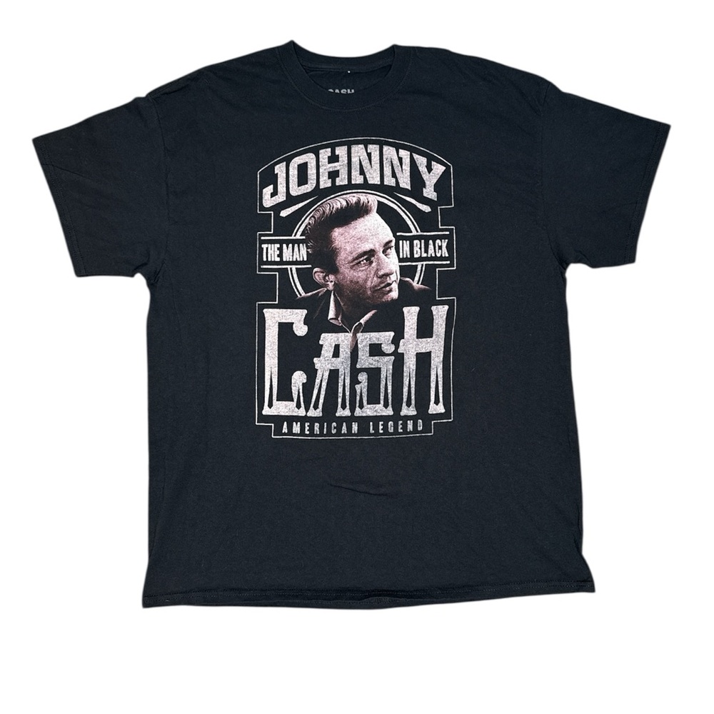 Johnny Cash The Man In Black American Legend T-Shirt XL